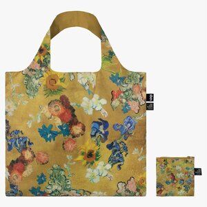 LOQI VAN GOGH MUSEUM Gold Flower Recycled Bag